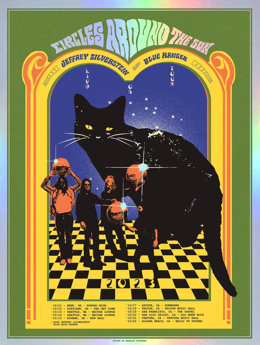 FOIL - Circles Around The Sun Oct. '23 tour poster