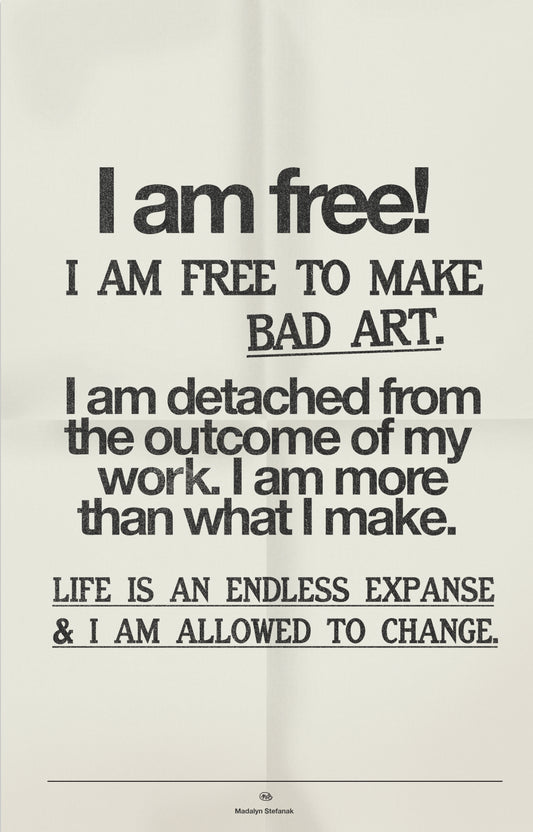 I am free!