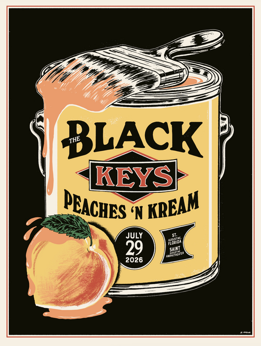 The Black Keys poster - St. Augustine, FL 2026